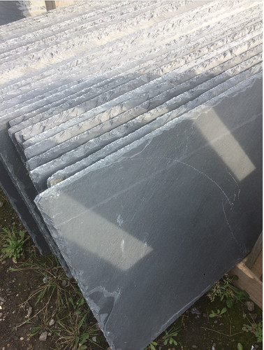 Natural chiselled edge slate - natural,