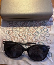 Stunning ladies Bvlgari Sunglasses with stunning sides, cleaning cloth and case