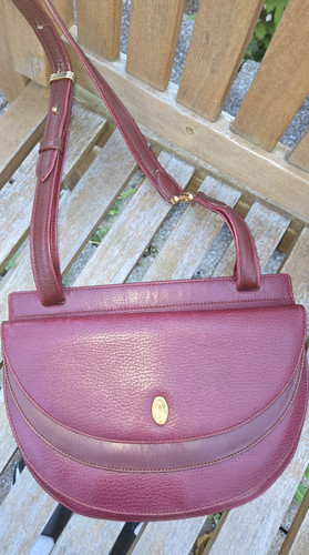 Cartier burgundy shoulder - shoulder, bag