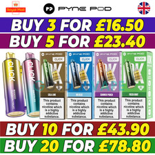 PYNE Pod Click 50K Refill Pods | 20mg | Prefilled Replaceable Pods | 10K Puffs |