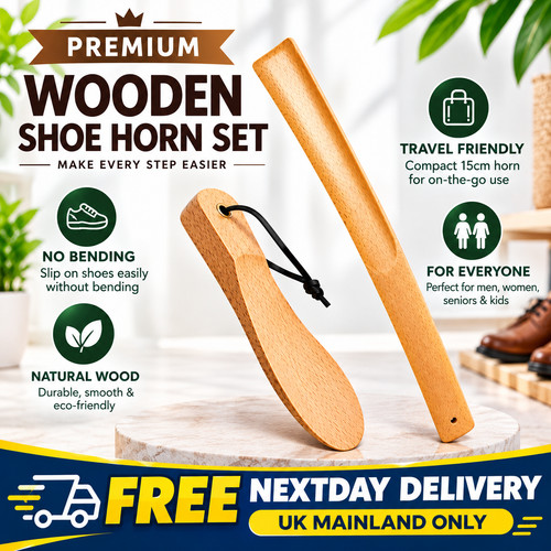Wooden short shoe - short,