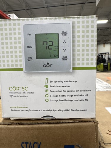 Cor programmable thermostat - programmable,