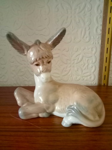 Lladro nao figurine donkey - nao,