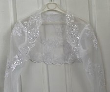 wedding bridal faux fur shrug bolero