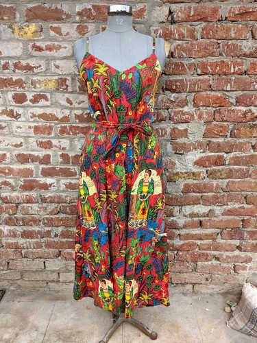 Indian red frida kahlo - indian, strap