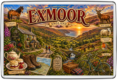 Exmoor england coastal sunset - exmoor,