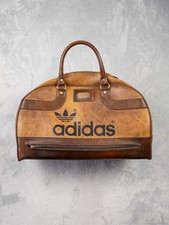Adidas Original Vintage Holdall Retro Bag Peter Black Keighley Tan Brown 80s Gym