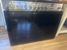Rangemaster black metal splash back NEW 110cm