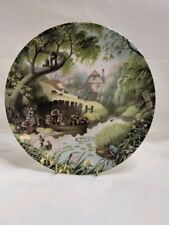 The Old Mill Stream Decorative Plate – Coalport by Robert Hersey