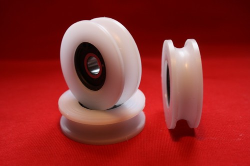 45mm nylon pulley wheel - nylon, with