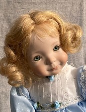 Porcelain doll "Jenny II" (39) 18"(46cm) by Dianna Effner, 1993