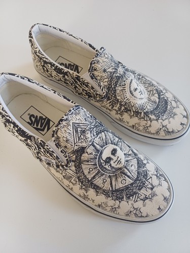 Vans ouroboros black white - vans, &