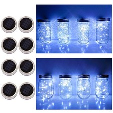 1-12x Solar Powered Mason Jar