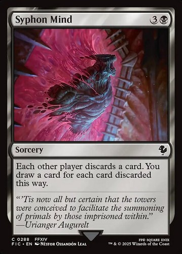 Mtg syphon mind fic nm - fic,
