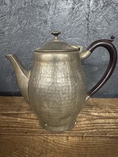 Vintage Antique Pewter Tea Pot