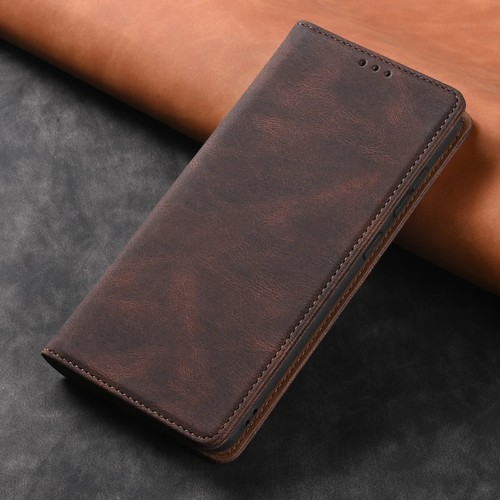Flip leather magnetic phone - leather,