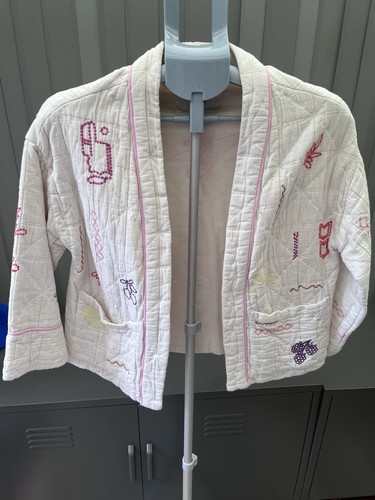 Zara girls quilted embroidered - girls,