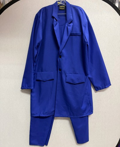 Royal blue zoot suit costume - blue,