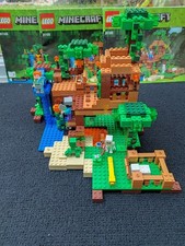 LEGO Minecraft The Jungle Tree House 21125 - Complete Set With Instructions