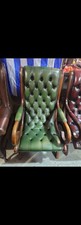Green Leather Chesterfield