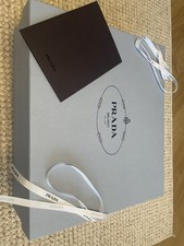 Blue Prada Shoe Box With