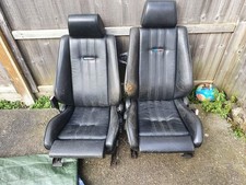 bmw e30 leather heated mtech seats front OEM