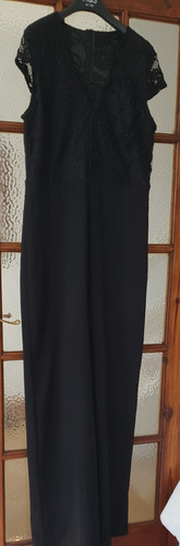 Lipsy black laced jumpsuit - lipsy,