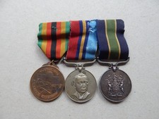 EB Rhodesia BSAP Long Service Medals Inspector Mounted Rhodesian