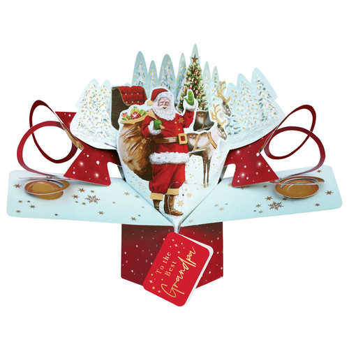 Grandpa christmas card - grandpa, 3d