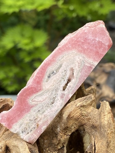 Rhodochrosite crystal slab - rhodochrosite,