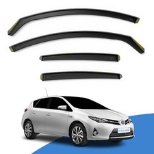 TOYOTA Auris MK2 2012-2019 5 Door Hatchback Wind Deflectors 4pc Edgevisors Tint