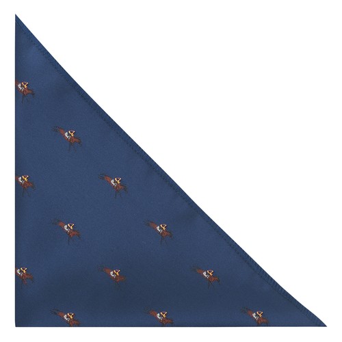 Navy blue embroidered - embroidered, horse