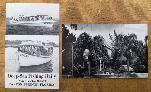 Vtg postcards deep - deep, sea