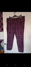 Atmosphere demask patterned trousers size 18