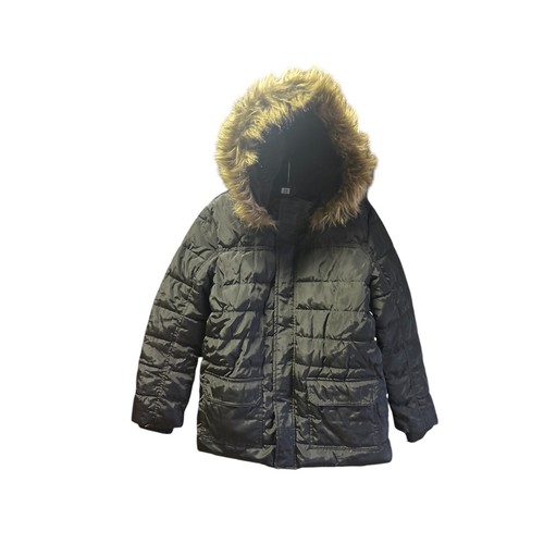 New kids black coat - with, brown