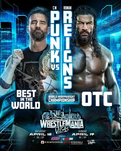 Wrestlemania 2026 poster - wrestlemania,