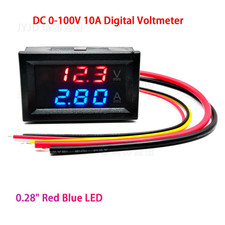 100v 10a voltmeter - 100v,
