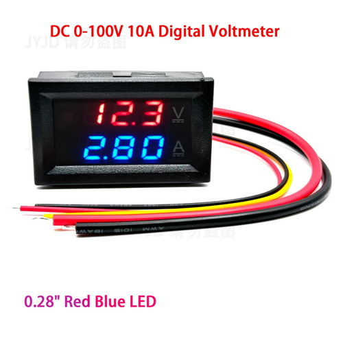 100v 10a voltmeter ammeter - 100v,