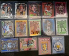 Football Trading Cards Bundle - 9 x Numbered, Inserts, Rare Cards. Topps, Panini