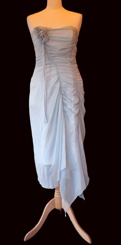 Pale blue charas - "charas", strapless