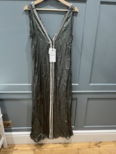 SMALL ZARA WOMAN SATIN DRESS