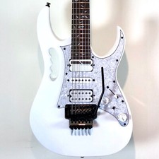 Ibanez JEM Jr Steve Vai With Sustainiac Pro Sustainer White