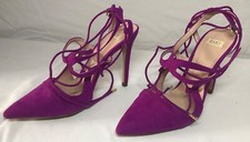 Zara pink suede shoes high