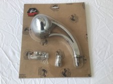 HIGHWAY HAWK torpedo right hand chrome custom motorcycle mirror 91 - 302388