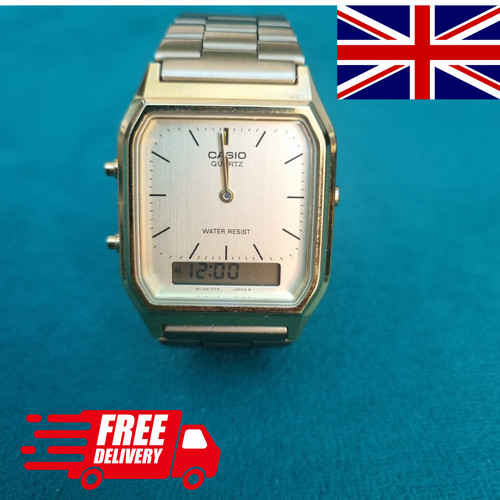 Casio 230 men gold - aq-230,