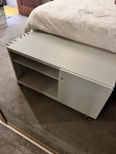 Metal Heavy Filing Cabinet with Shelves On Wheels home office or garage. 