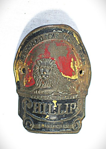 Vintage bicycle head badge - vintage,