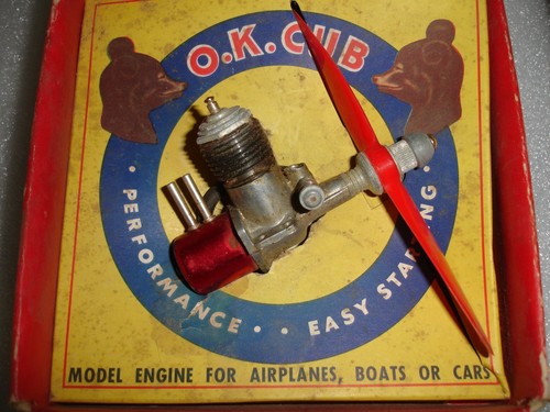 Vintage model airplane engines