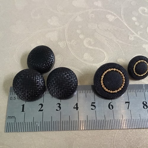 Assorted vintage black plastic - assorted,