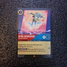 Gyro Gearloose Eccentric Inventor - 123/204 - Rare - Disney Lorcana